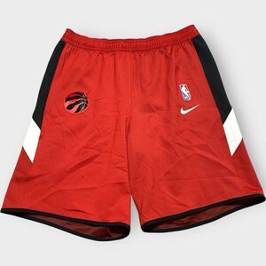 Nike NBA Toronto Raptors Therma Flex Red Shorts Mens Size 2XL AV1099-657 New